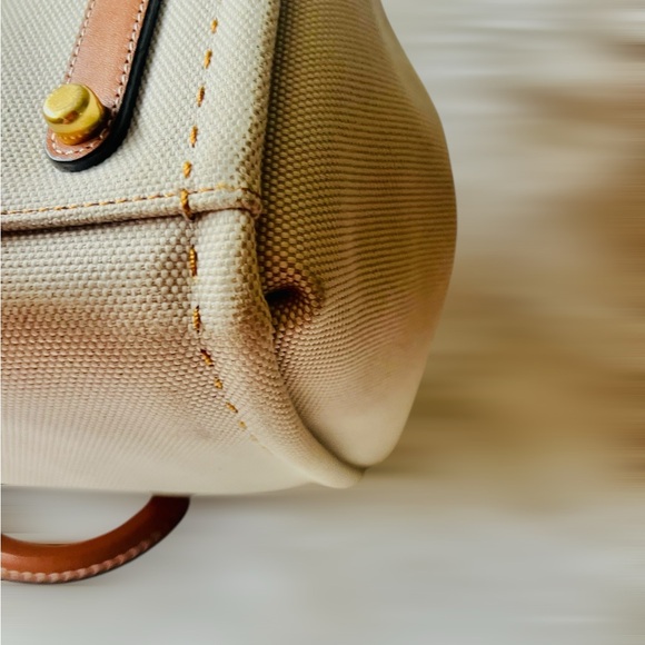 SOLD ❌❌ $498 BARELY USED Coach Reese 28 Canvas Tote Satchel - Picture 11 of 14